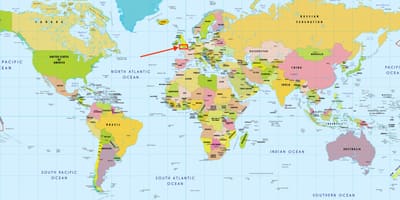 伦敦世界地图