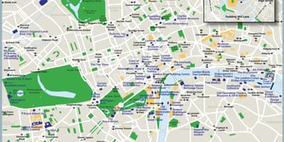 旅游伦敦地图
