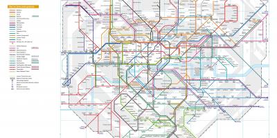 火车伦敦地图