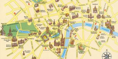 观光伦敦地图