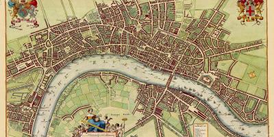 地图的复古伦敦